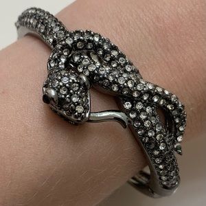Amrita Singh Crystal Snake bracelet NWT